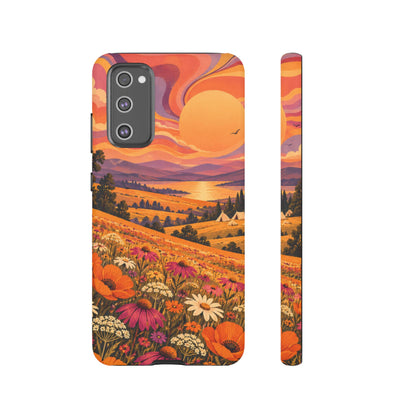 Golden Field Reverie Samsung Galaxy Tough Case | sixties festival