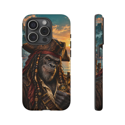 Pirate Gorilla iPhone Tough Case | Captain Silverback