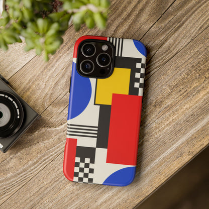Primary Frequency iPhone Tough Case | Primary Color Geometry