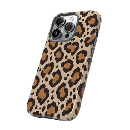 Leopard Print iPhone Tough Case | Cocoa Wildcat