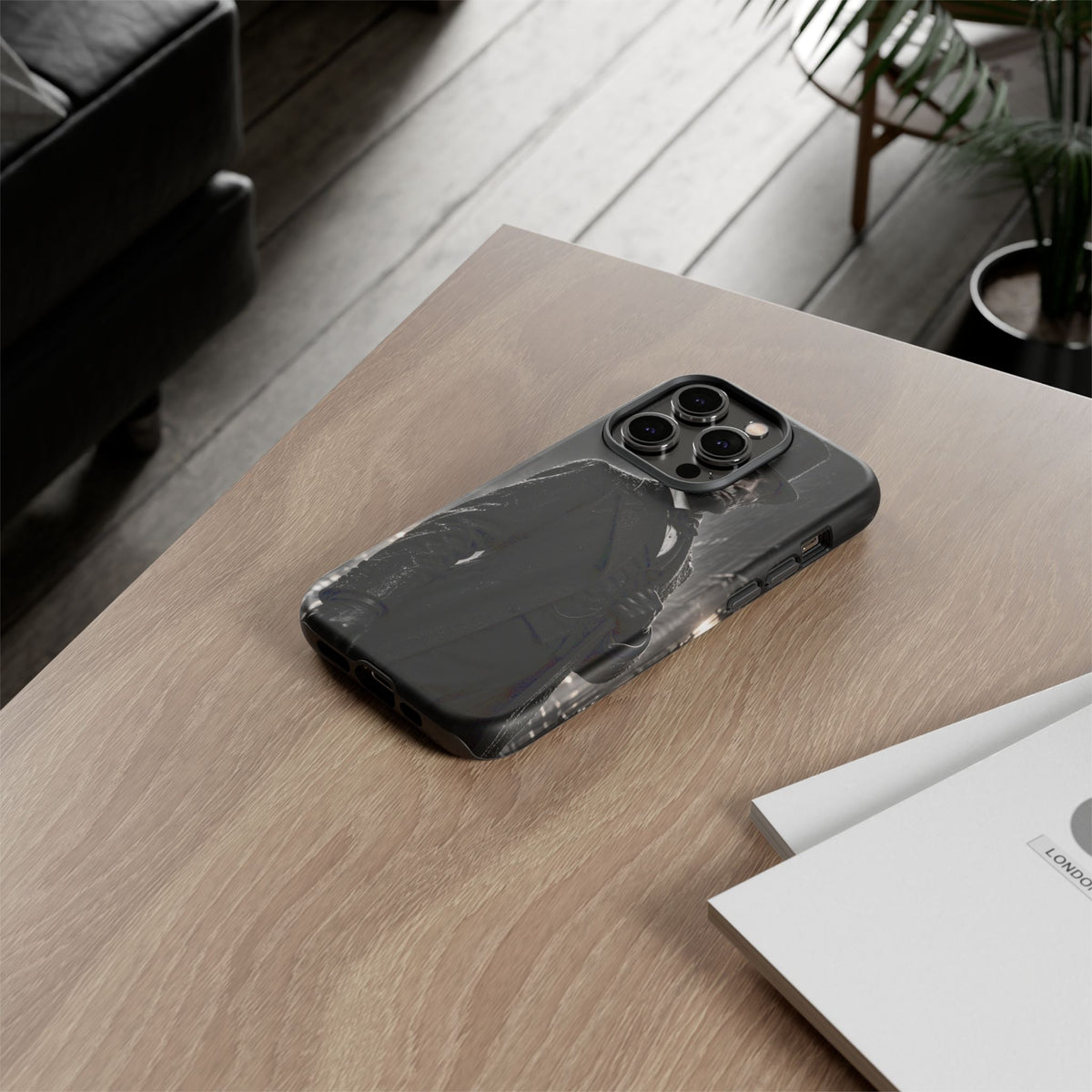 Abe after Midnight iPhone Tough Case | noir lincoln