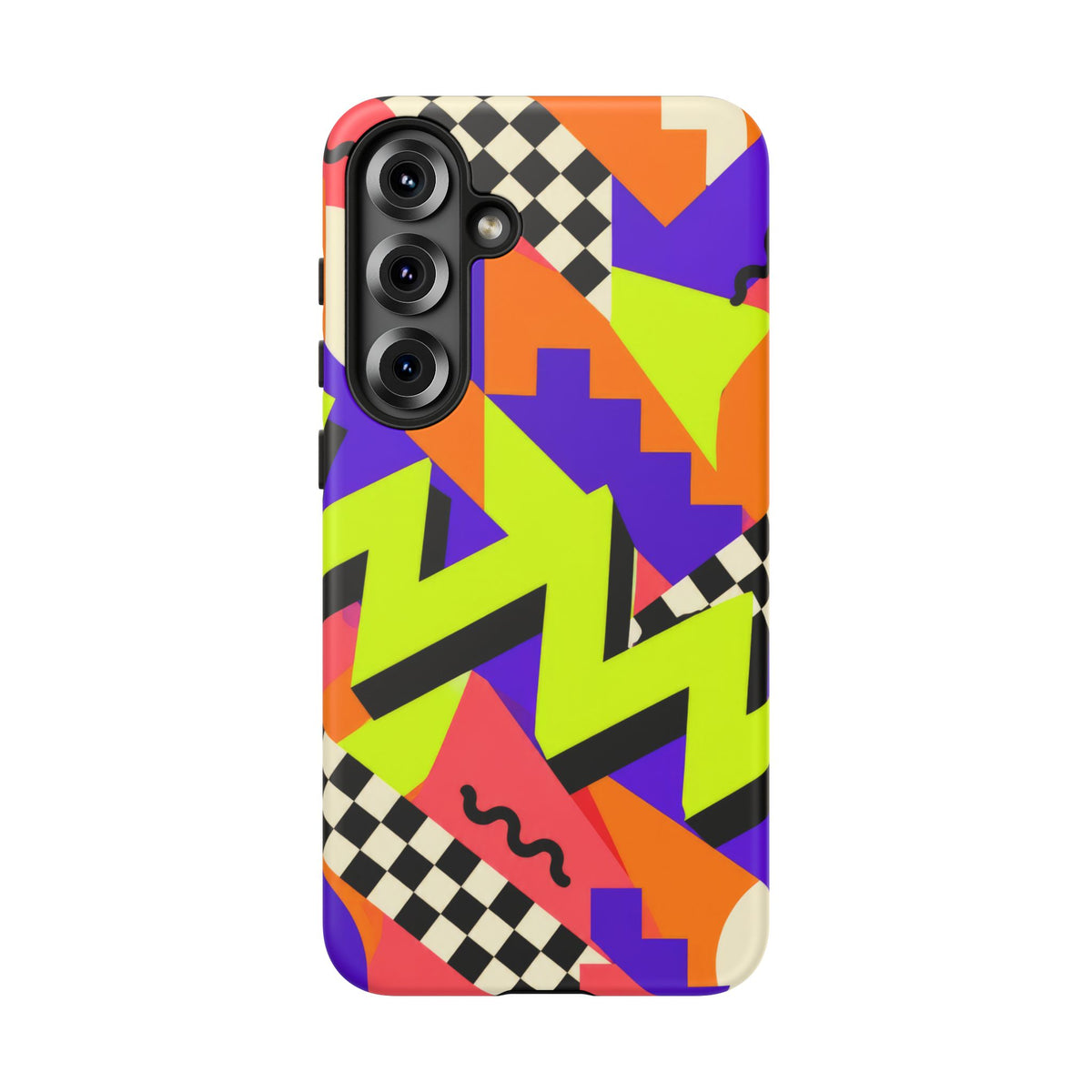 Acid Arcade Samsung Galaxy Tough Case | Bright Retro Geometry