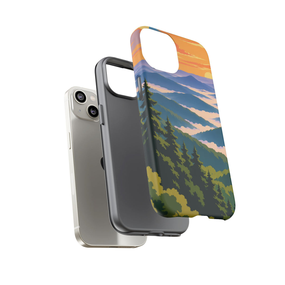 Great Smoky Mountains — Morning Veils iPhone Tough Case