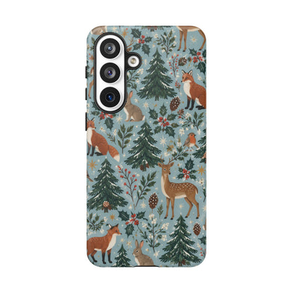 Winter Woodland Gathering Samsung Galaxy Tough Case | woodland christmas