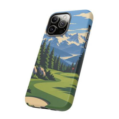 Mountain Golf — Alpine Fairway iPhone Tough Case