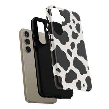Classic Holstein Samsung Galaxy Tough Case | Black & White Cow Print