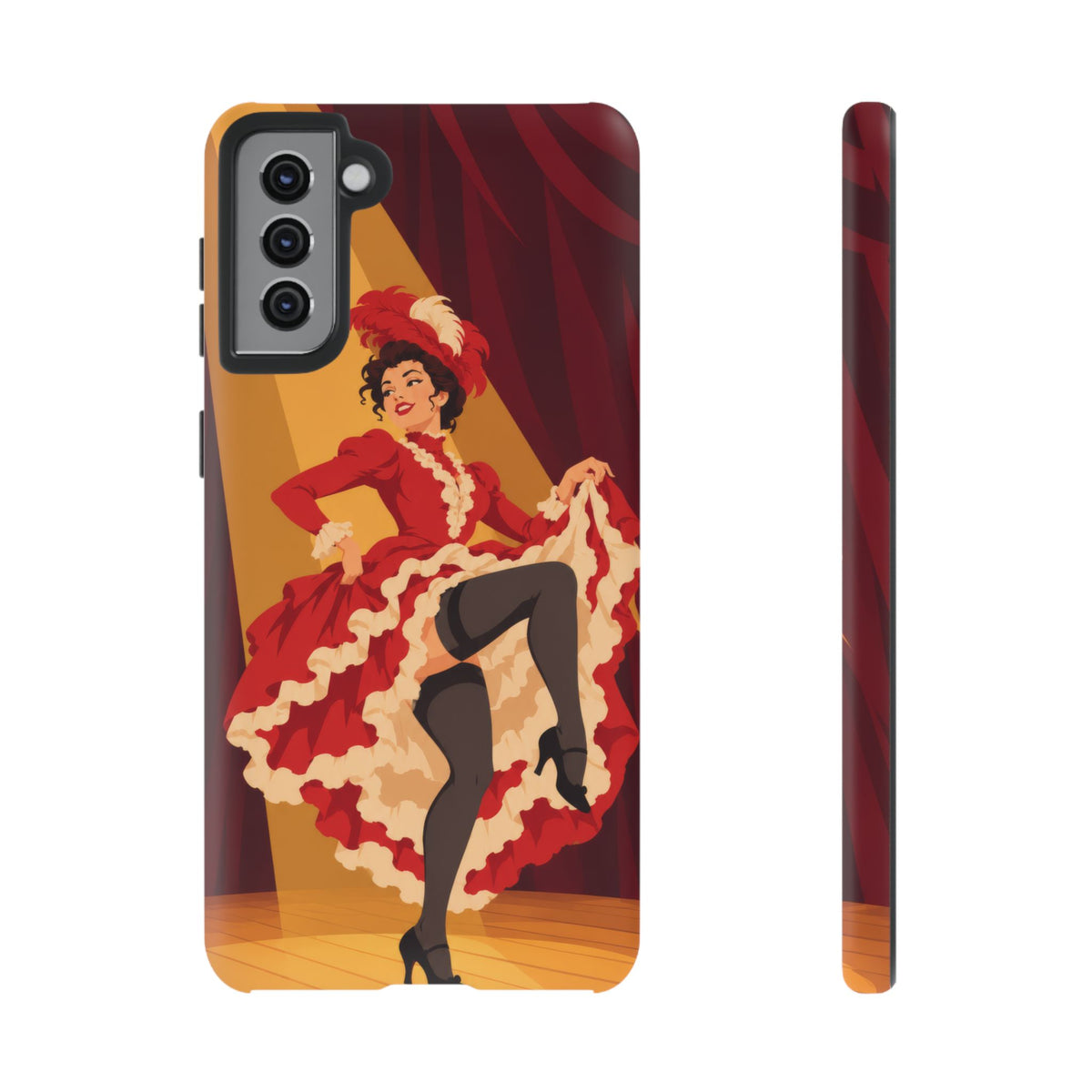 Moulin Rouge Dancer — Crimson Cabaret Samsung Galaxy Tough Case | cabaret dancer