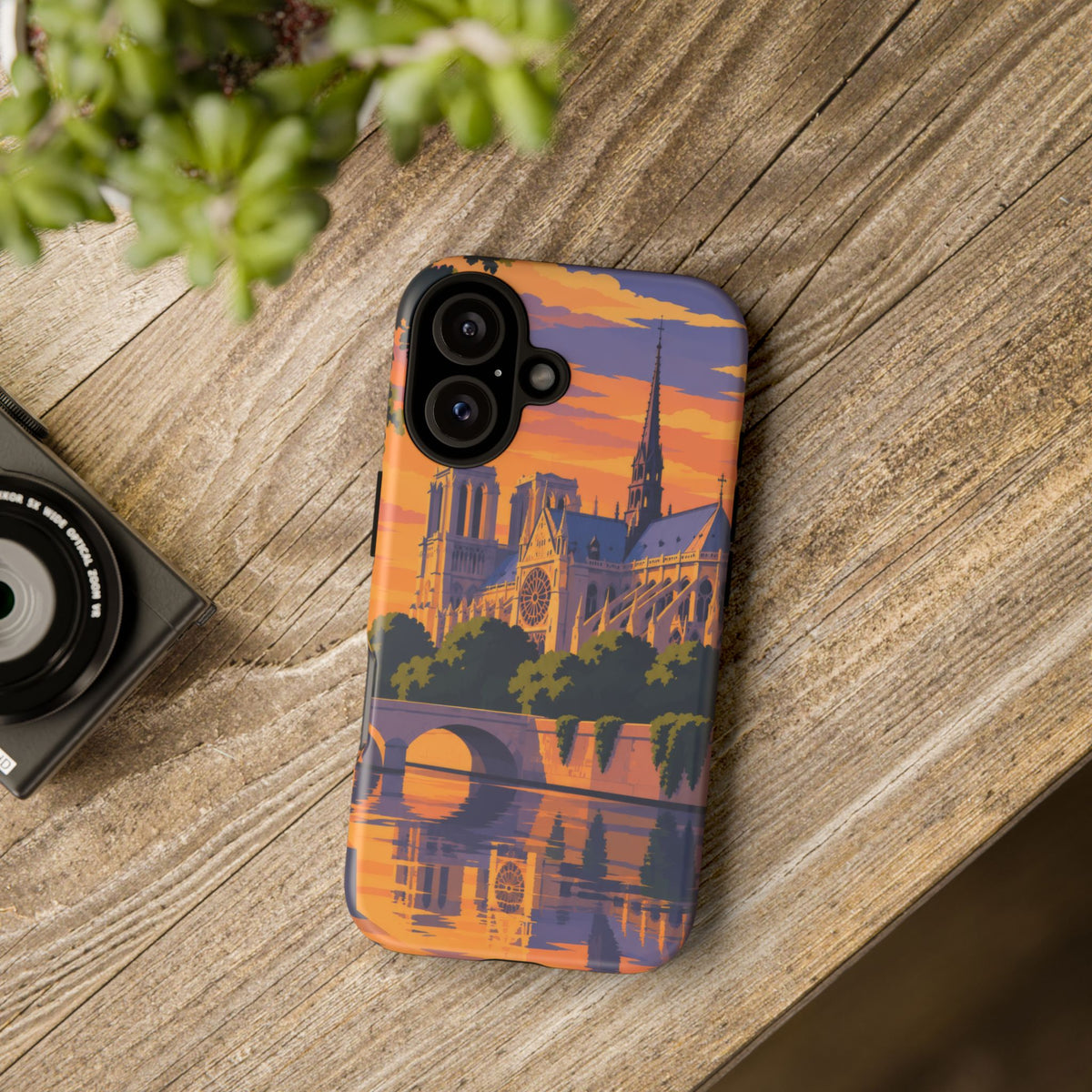 Notre Dame — Cathedral Twilight iPhone Tough Case
