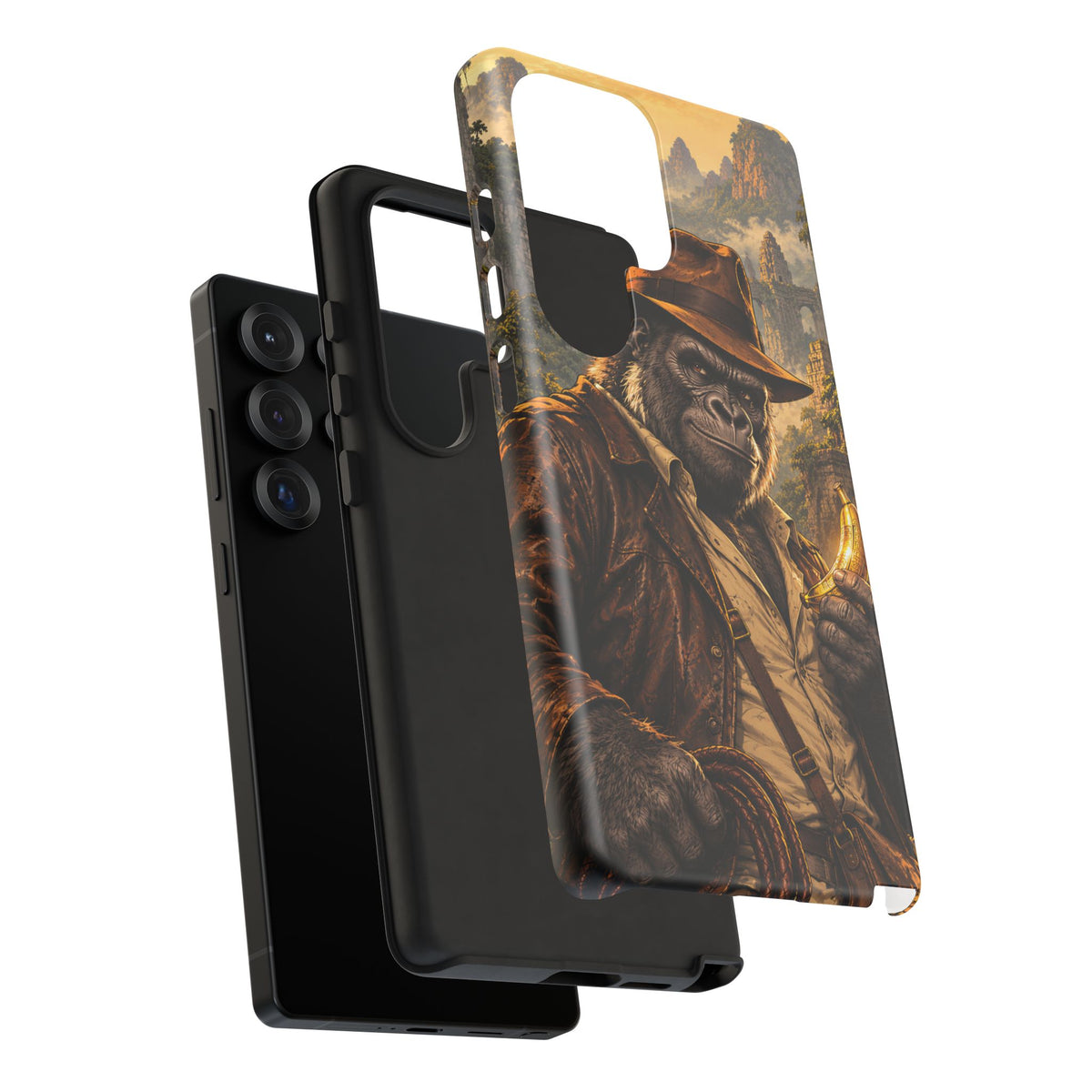 Adventure Gorilla Samsung Galaxy Tough Case | Temple of Bananas
