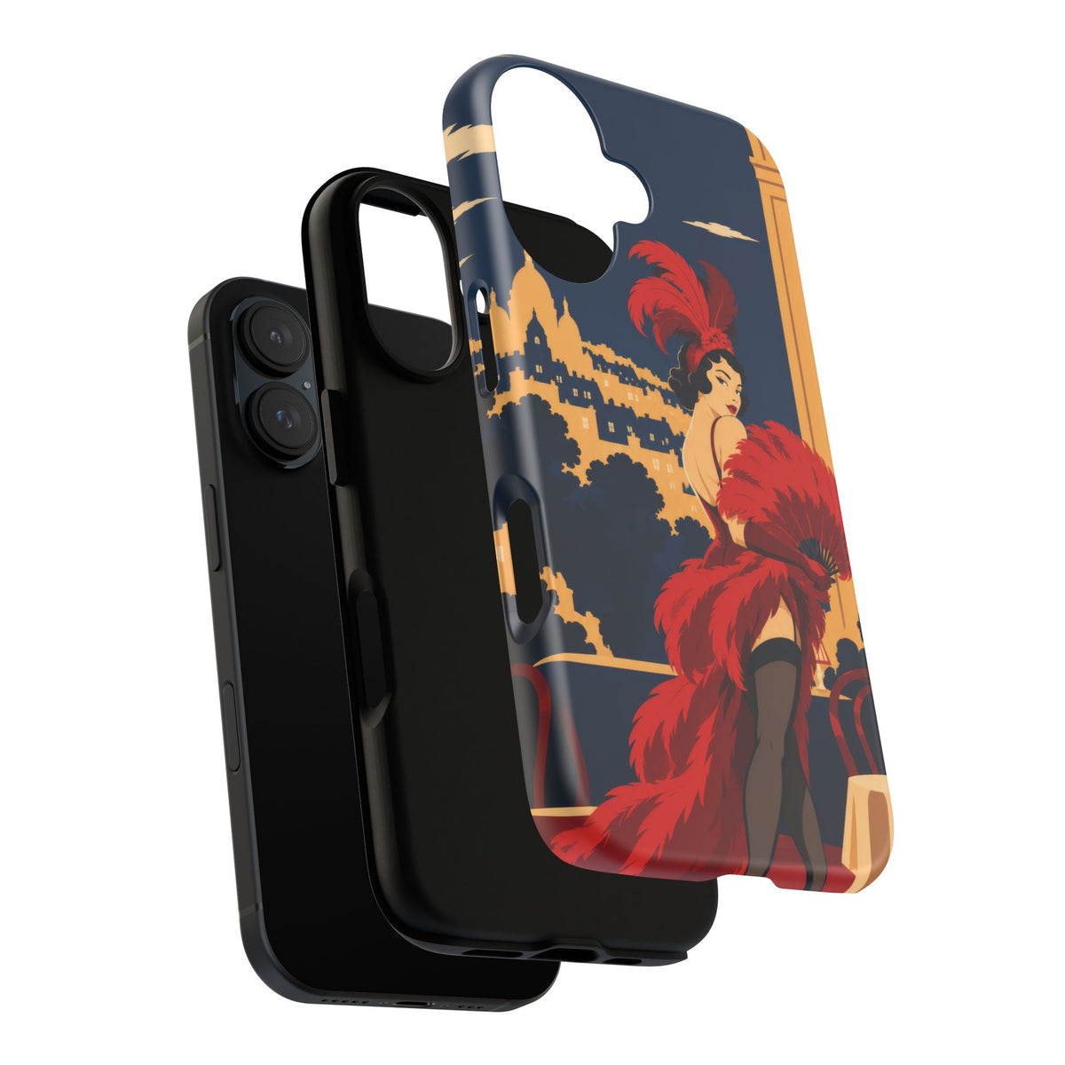 Moulin Rouge Dancer — Velvet Encore iPhone Tough Case | cabaret dancer
