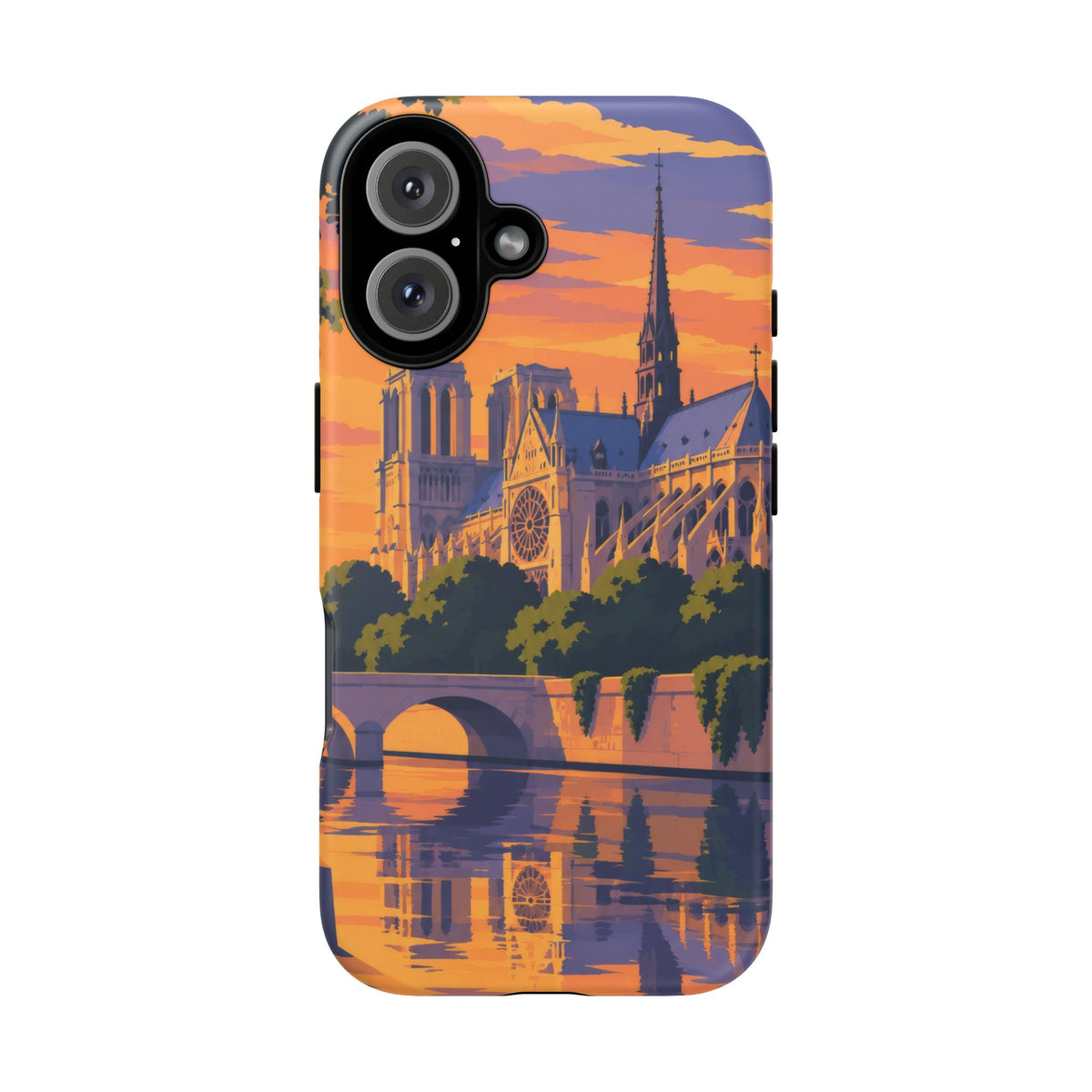 Notre Dame — Cathedral Twilight iPhone Tough Case