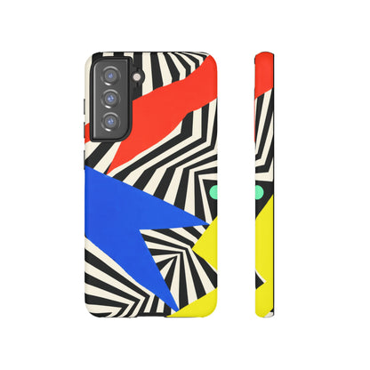 Broken Signal Samsung Galaxy Tough Case | Optical Stripe Art