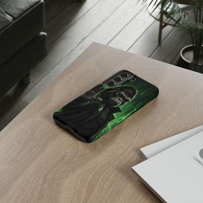 Cyberpunk Gorilla Samsung Galaxy Tough Case | Neon Code Silverback