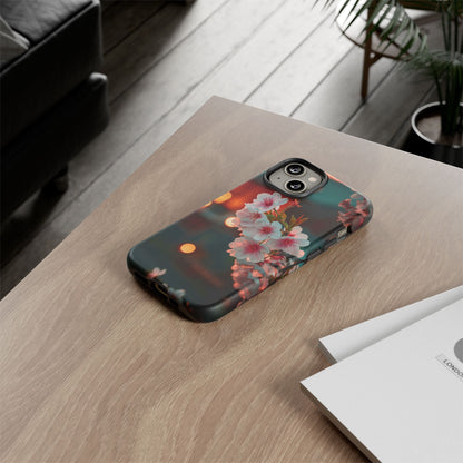 Kyoto Blossom Lanterns iPhone Tough Phone Case