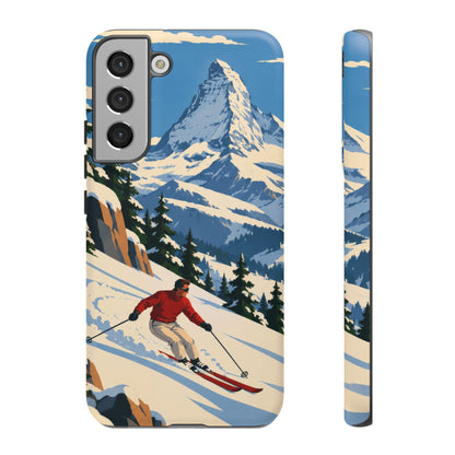 Swiss Skiing — Downhill Arc Samsung Galaxy Tough Case
