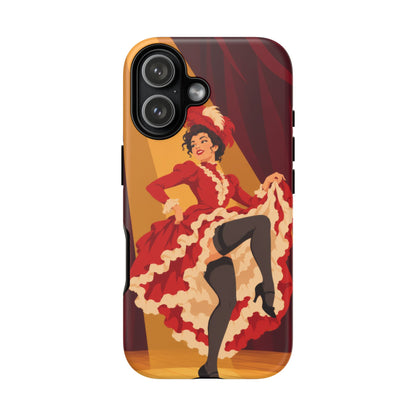 Moulin Rouge Dancer — Crimson Cabaret iPhone Tough Case | cabaret dancer
