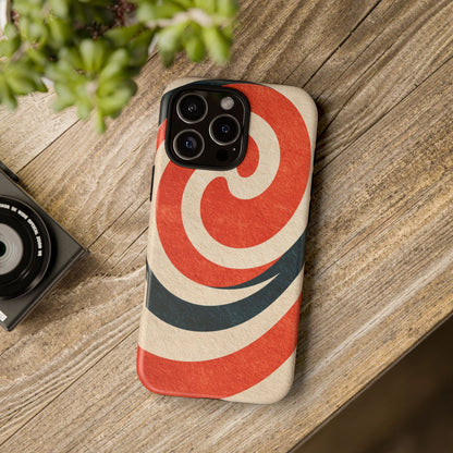 Ember Spiral iPhone Tough Phone Case