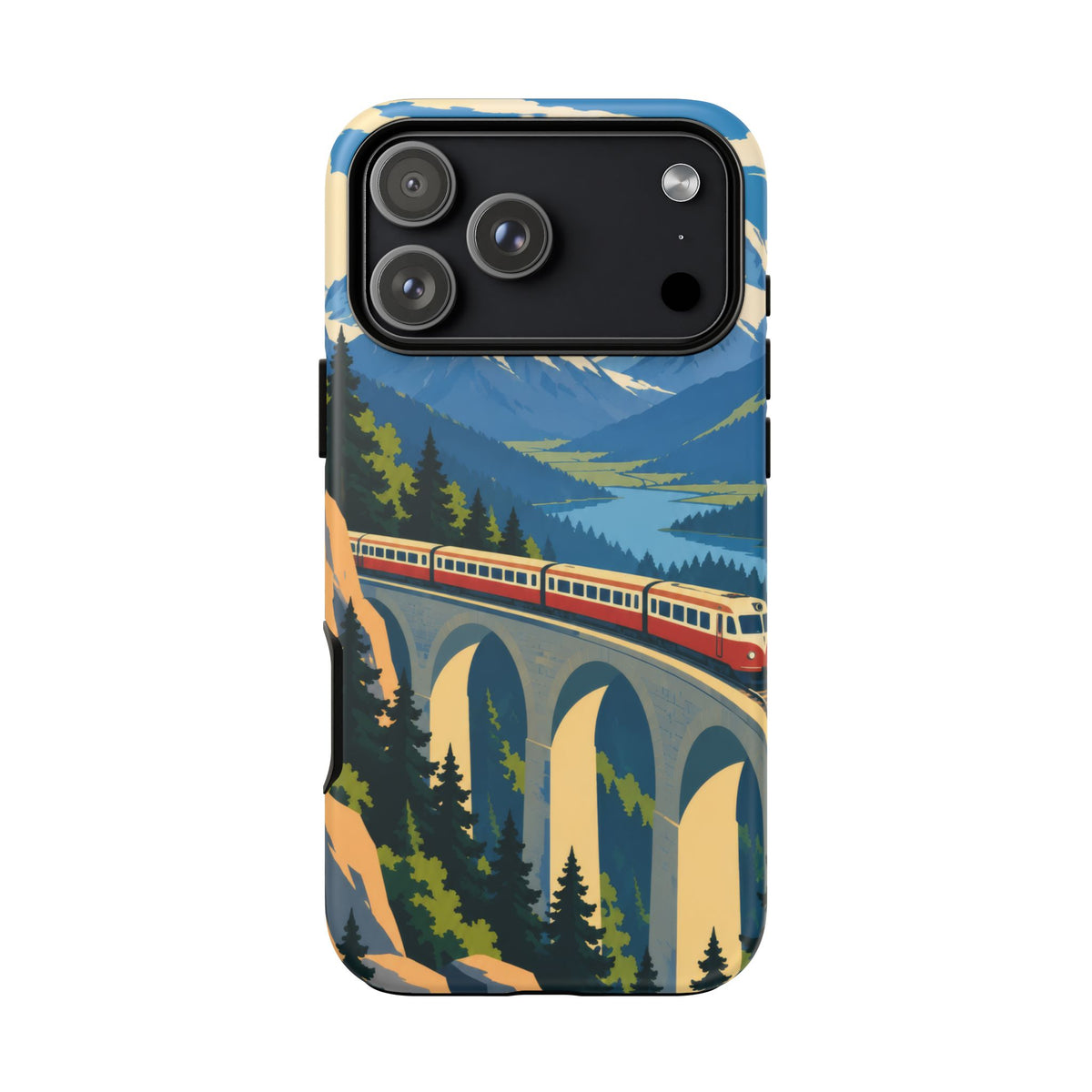 Travel by Train — Alpine Express iPhone Tough Case | train travel