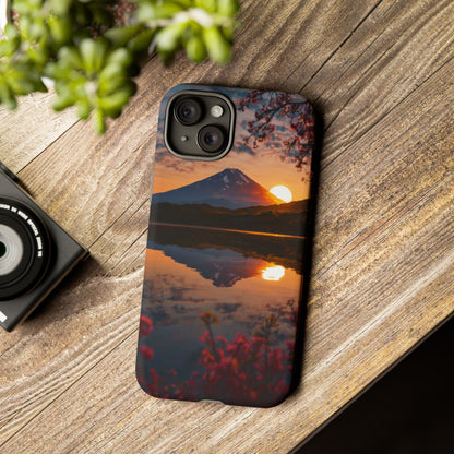 Fuji Golden Reflection iPhone Tough Phone Case