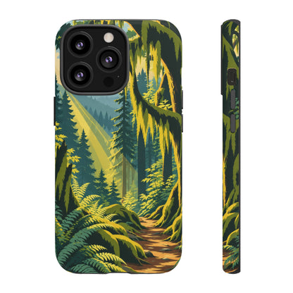 Hoh Rain Forest — Mosslight iPhone Tough Case