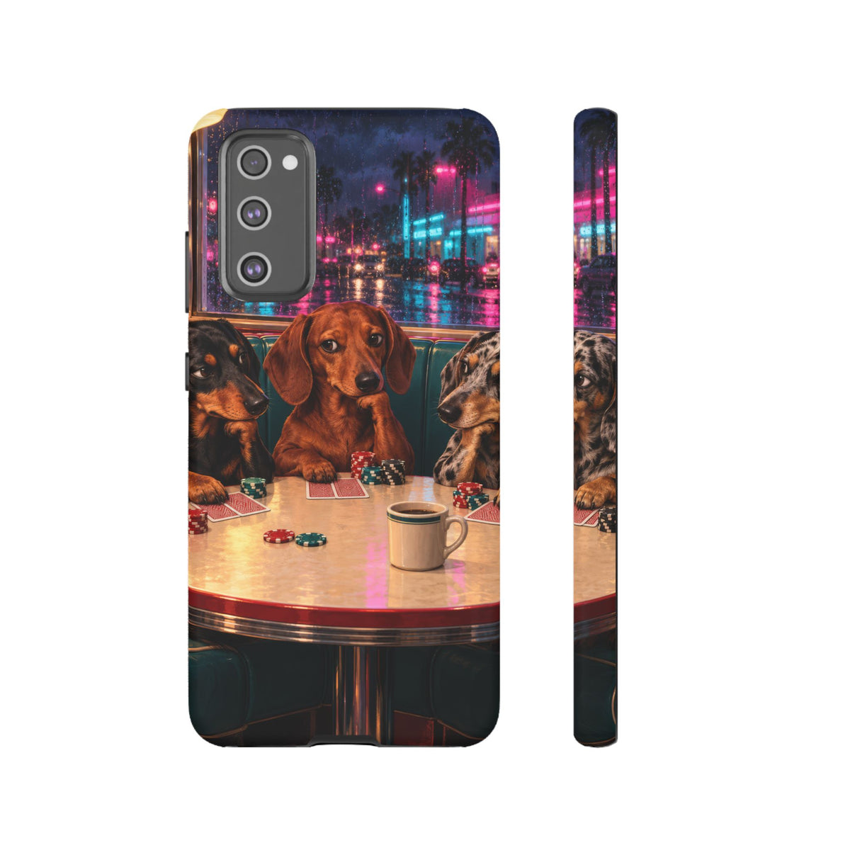 All-Night Aces Samsung Galaxy Tough Case | dachshund poker