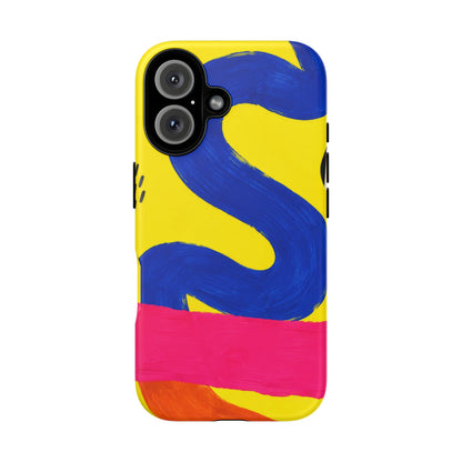 Offbeat iPhone Tough Case | Abstract Color Block Art