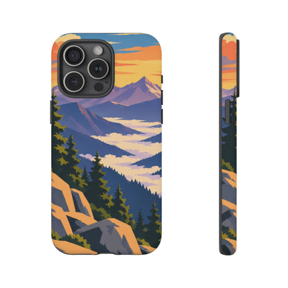 Misty Mountains — Amethyst Pass iPhone Tough Case