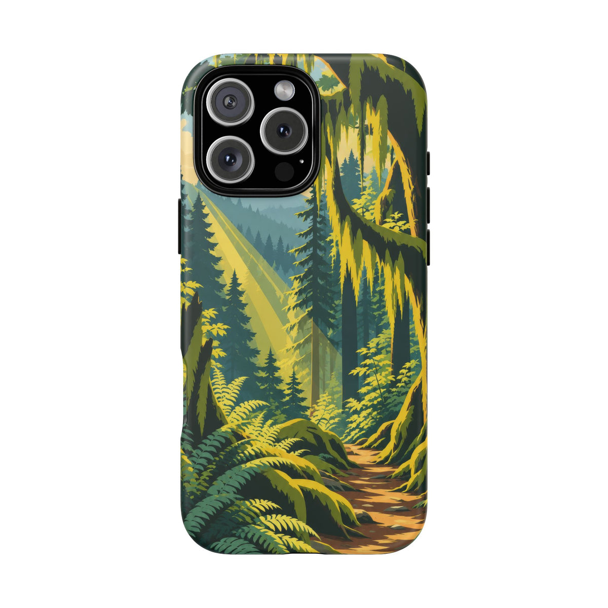 Hoh Rain Forest — Mosslight iPhone Tough Case