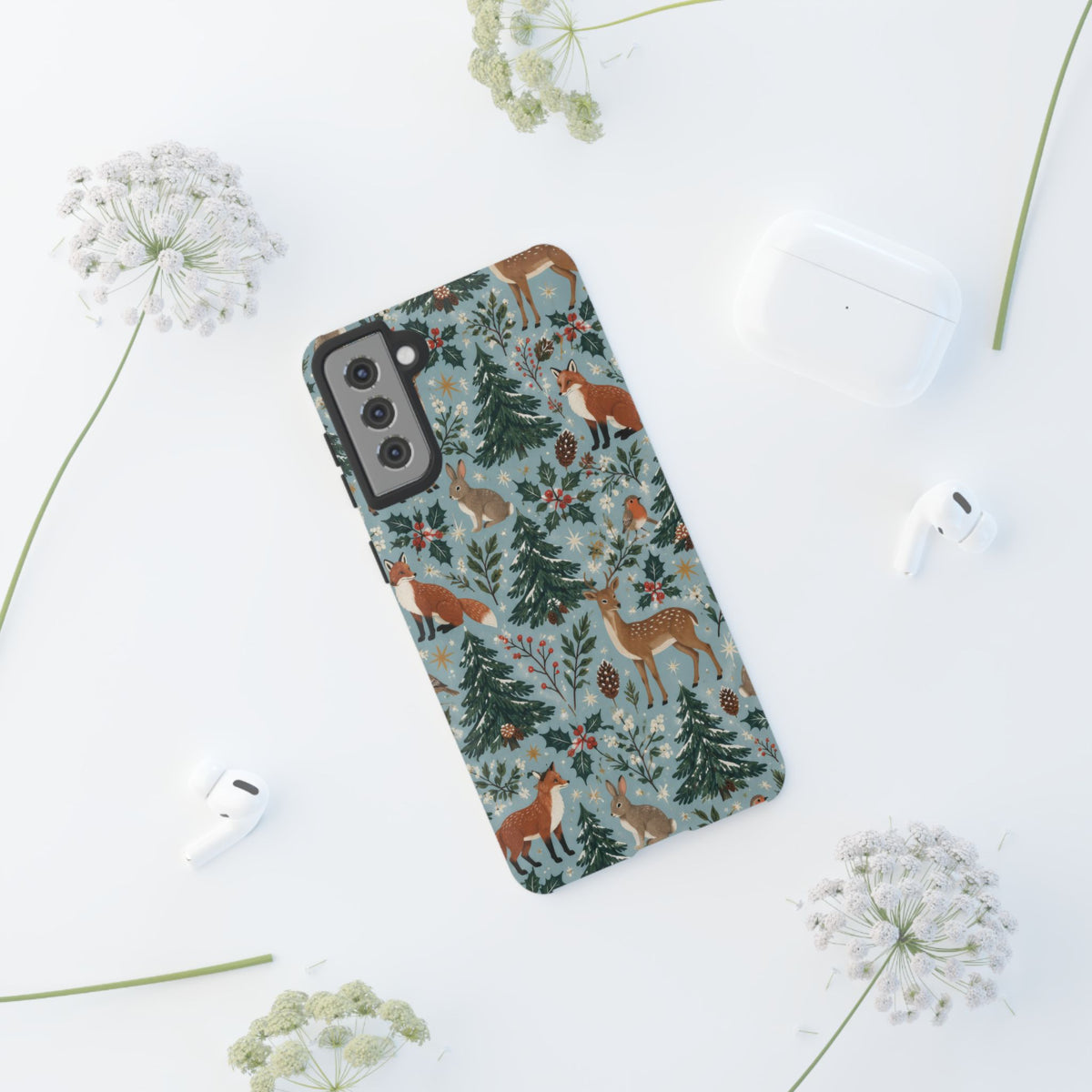 Winter Woodland Gathering Samsung Galaxy Tough Case | woodland christmas