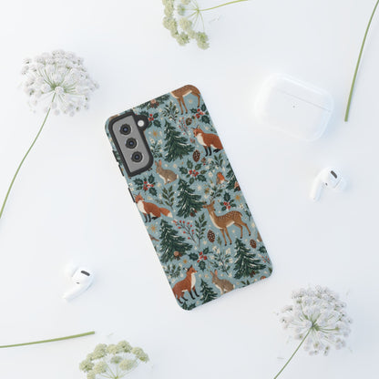 Winter Woodland Gathering Samsung Galaxy Tough Case | woodland christmas