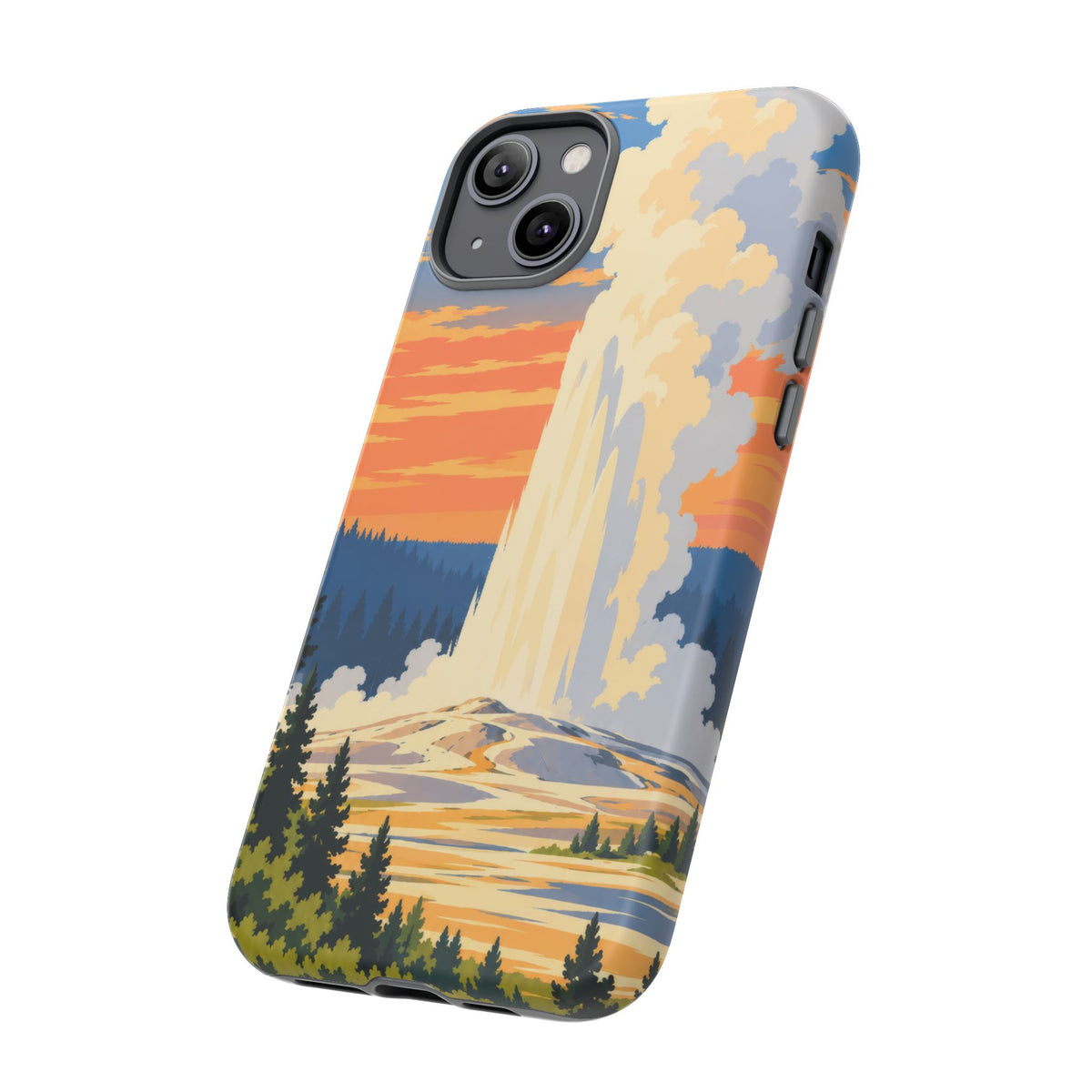 Yellowstone — Geyser Dawn iPhone Tough Case