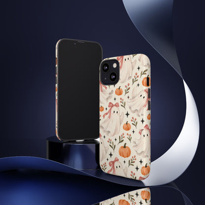Blush Boo Social iPhone Tough Case | cute ghost