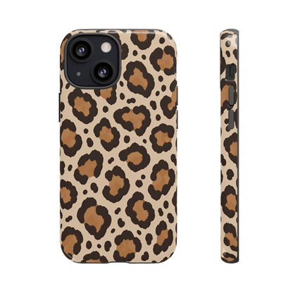 Leopard Print iPhone Tough Case | Cocoa Wildcat