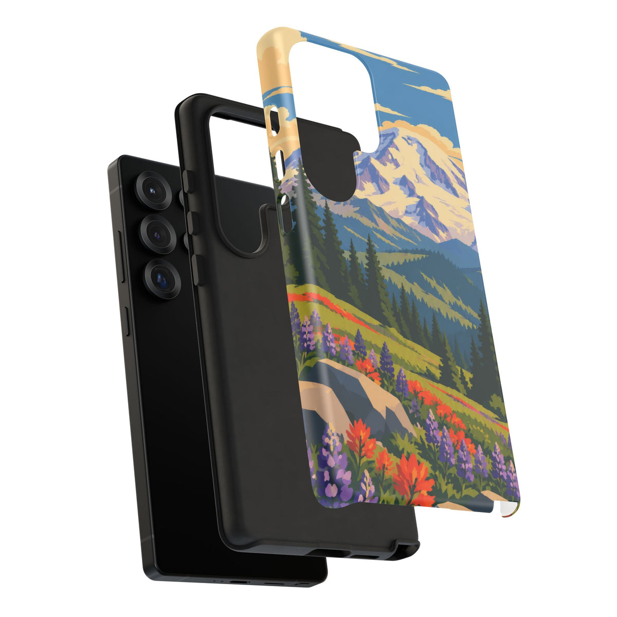 Mount Rainier — Meadow Radiance Samsung Galaxy Tough Case