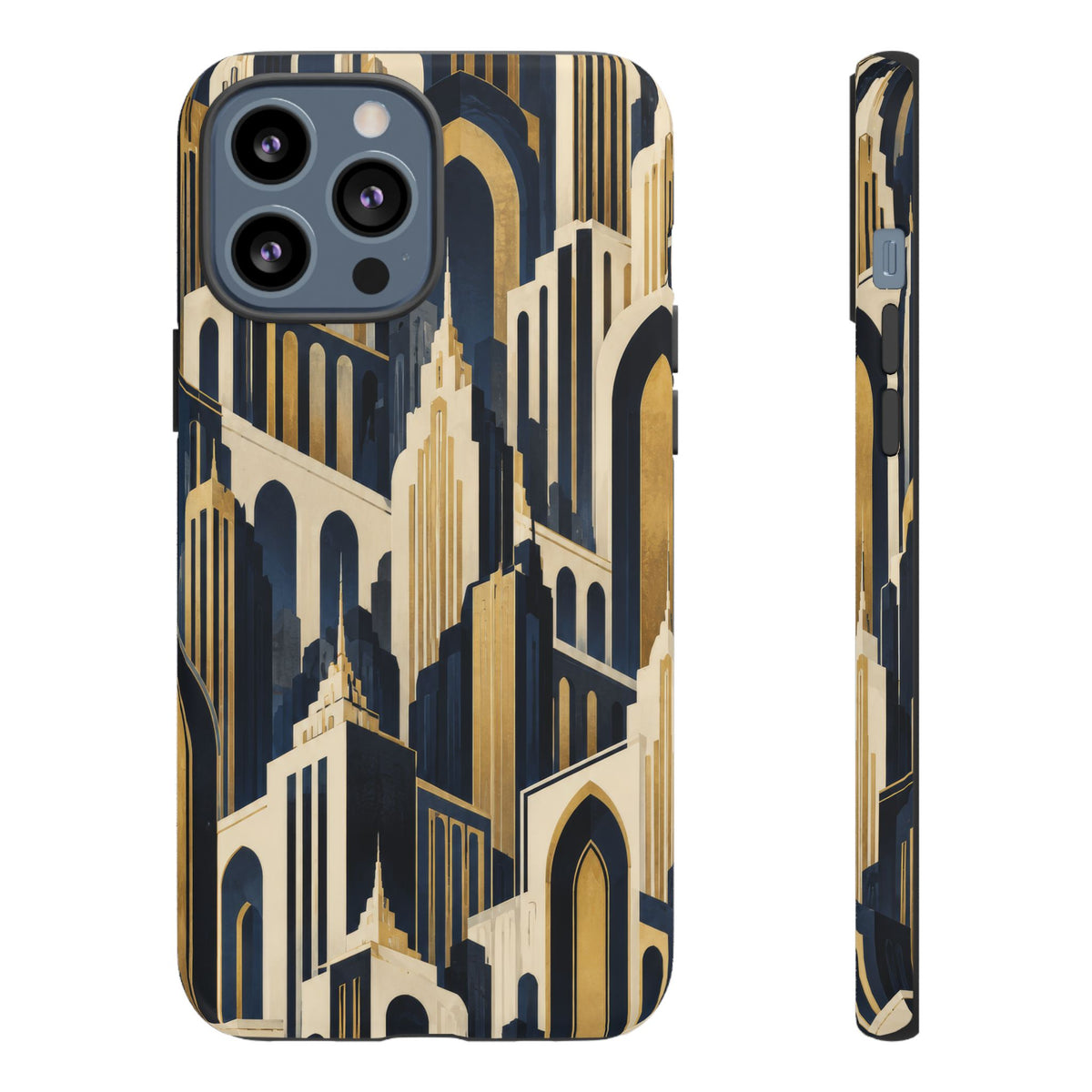 Midnight Metropolis iPhone Tough Case | art deco