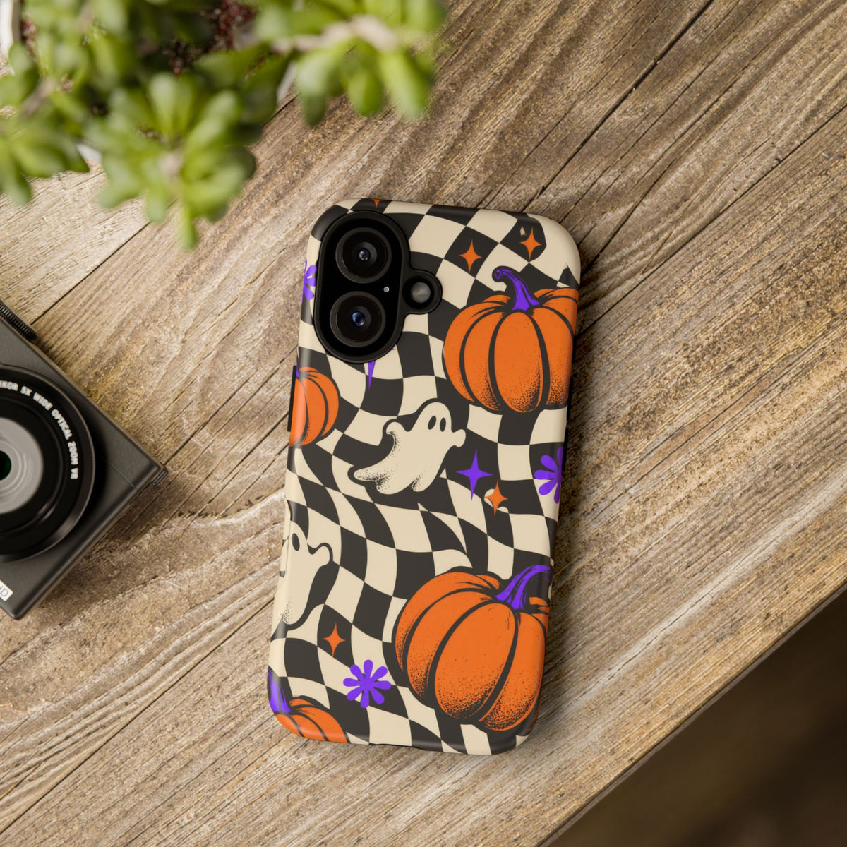 Spectral Groove iPhone Tough Case | retro halloween