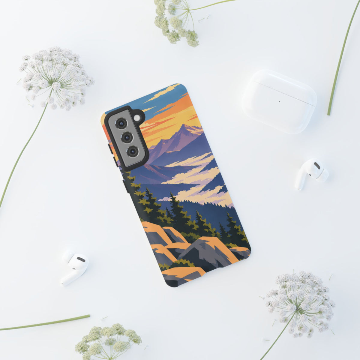 Misty Mountains — Amethyst Pass Samsung Galaxy Tough Case