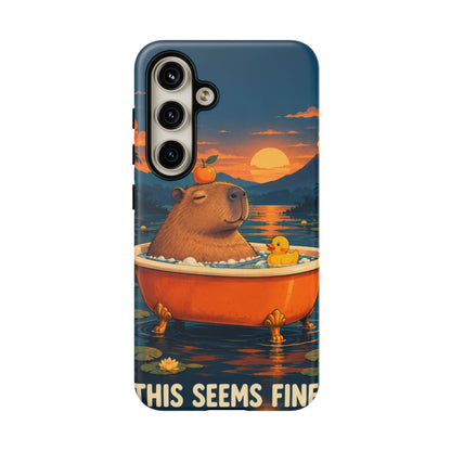 Minor Inconvenience Samsung Galaxy Tough Case | funny capybara