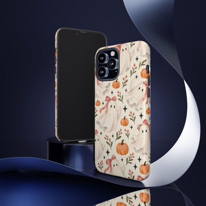 Blush Boo Social iPhone Tough Case | cute ghost
