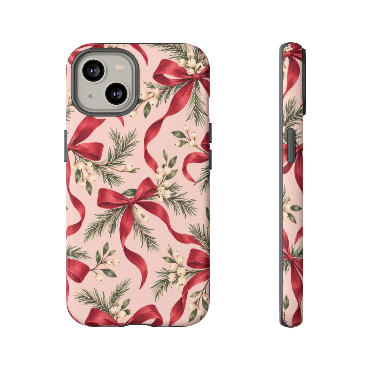 Ribbon Season iPhone Tough Case | christmas bows