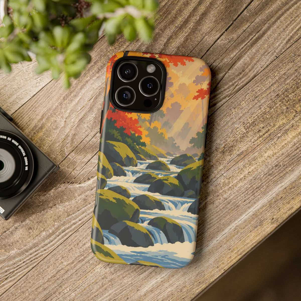 Great Smoky Mountains — Autumn Creek iPhone Tough Case