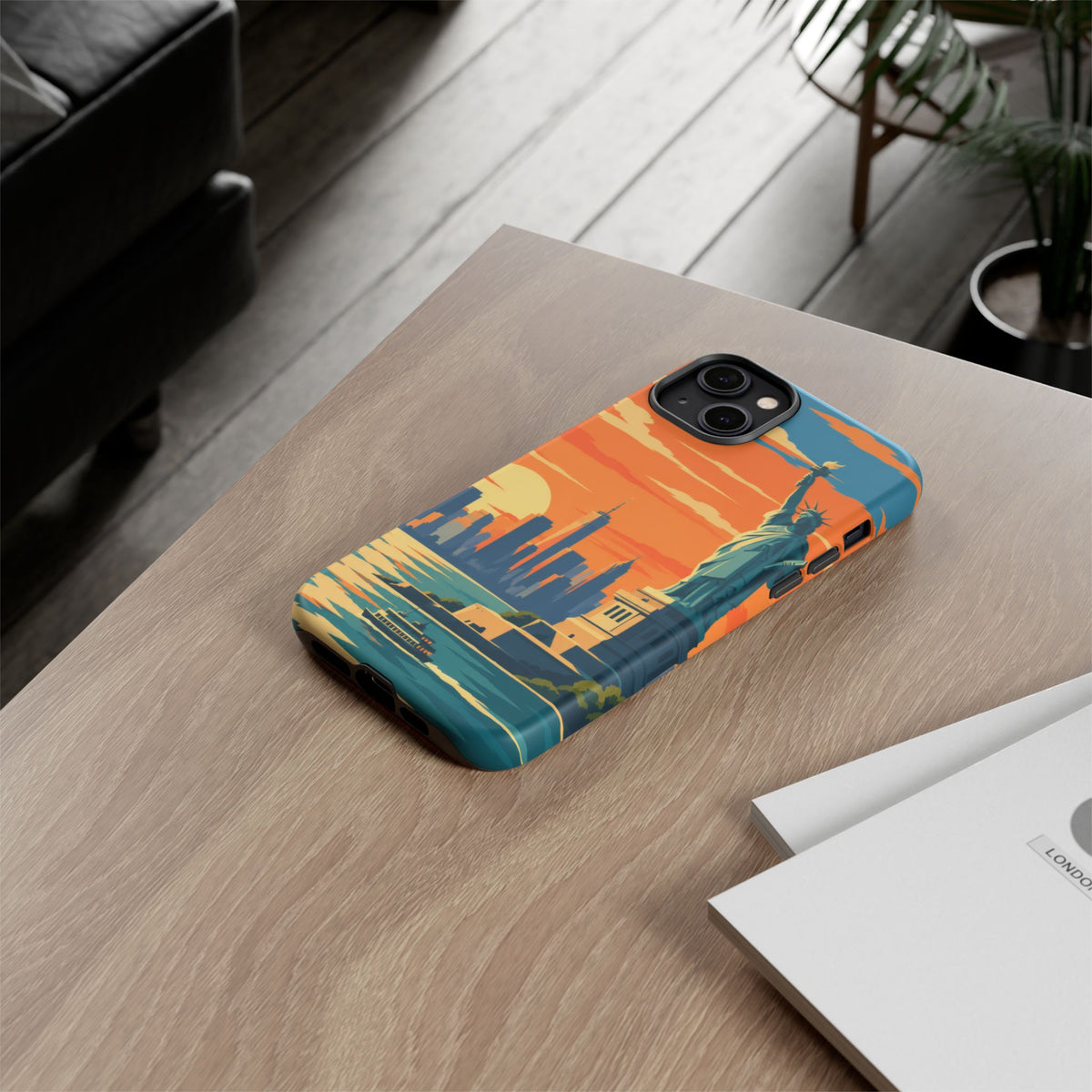 New York City — Harbor Liberty iPhone Tough Case
