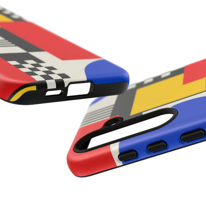 Primary Frequency Samsung Galaxy Tough Case | Primary Color Geometry