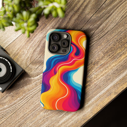Electric Tide iPhone Tough Case | psychedelic wave