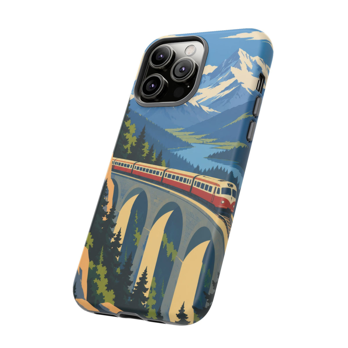 Travel by Train — Alpine Express iPhone Tough Case | train travel