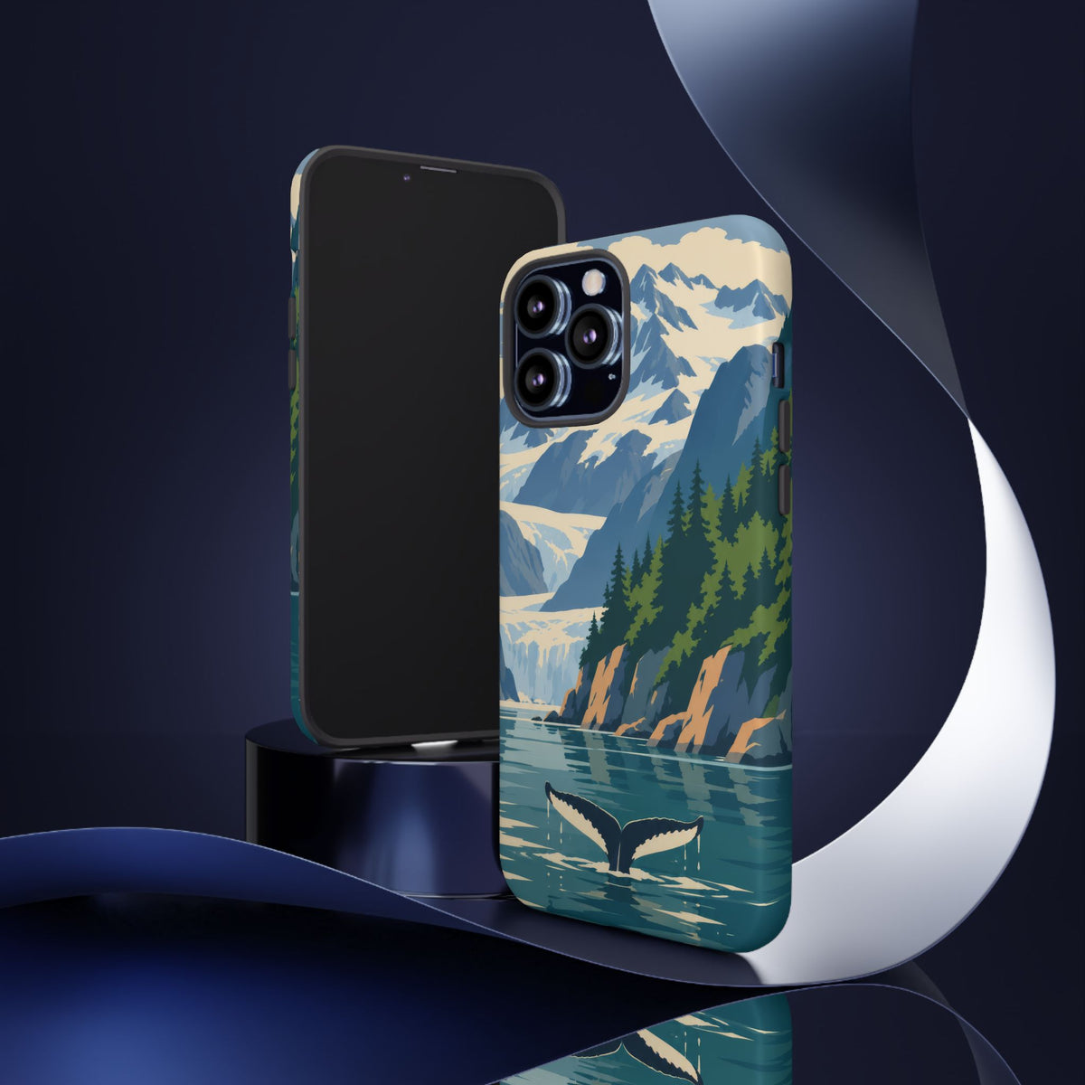 Glacier Bay — Fjord Silence iPhone Tough Case