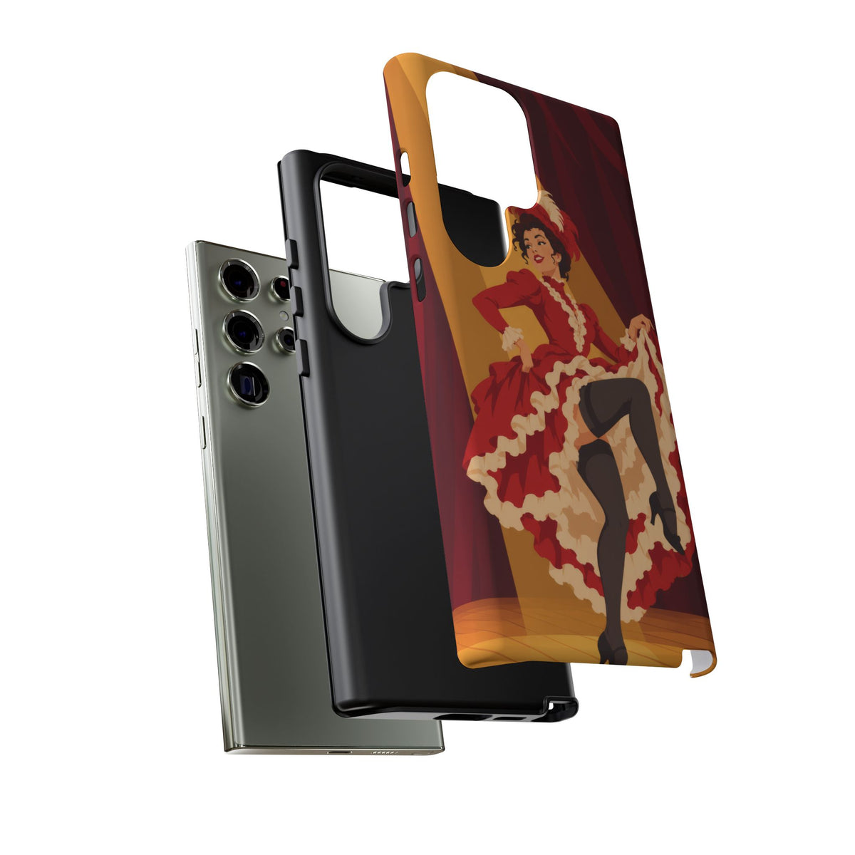 Moulin Rouge Dancer — Crimson Cabaret Samsung Galaxy Tough Case | cabaret dancer