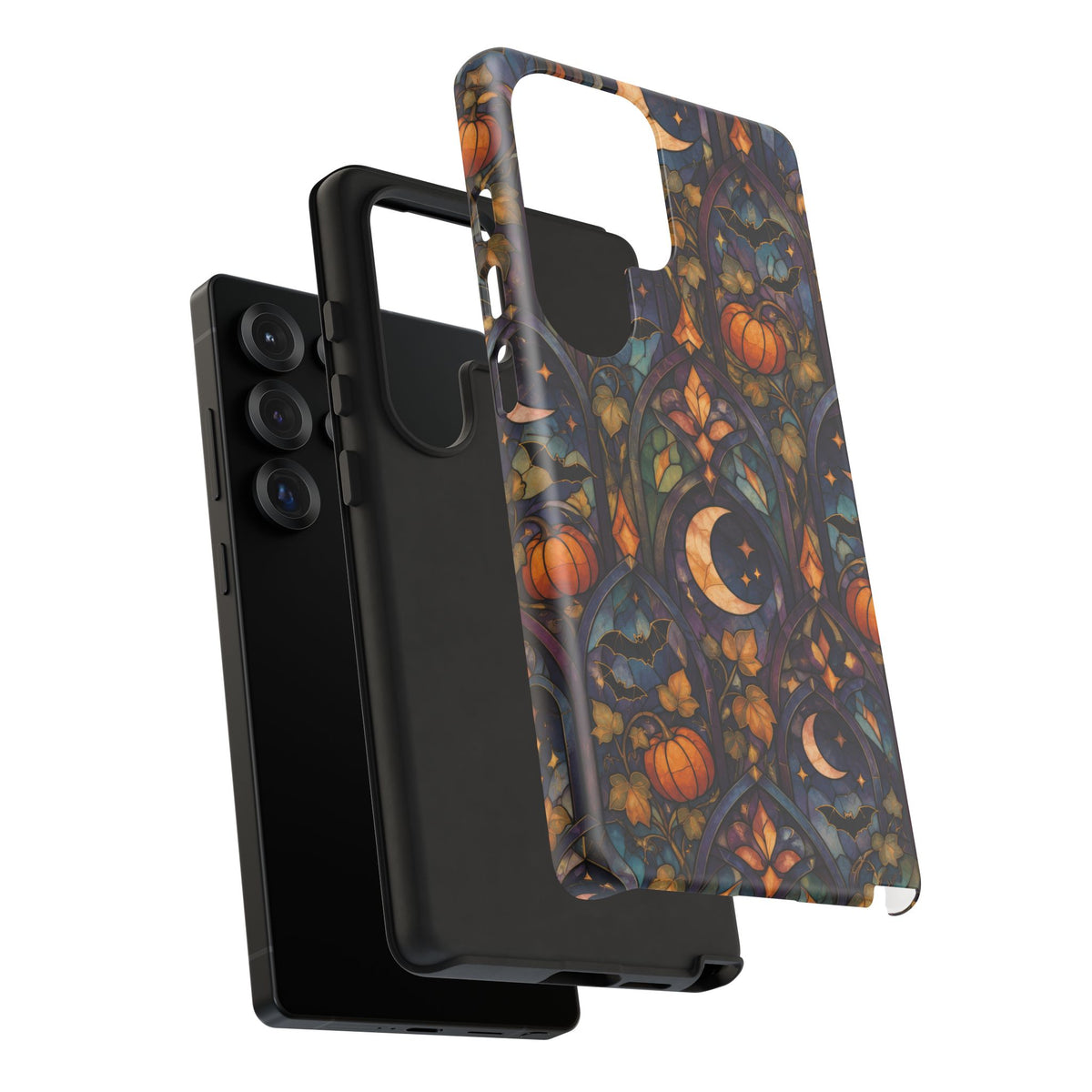 Amber Moon Window Samsung Galaxy Tough Case | celestial halloween