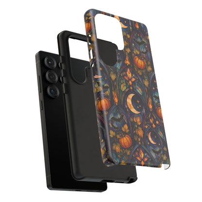 Amber Moon Window Samsung Galaxy Tough Case | celestial halloween