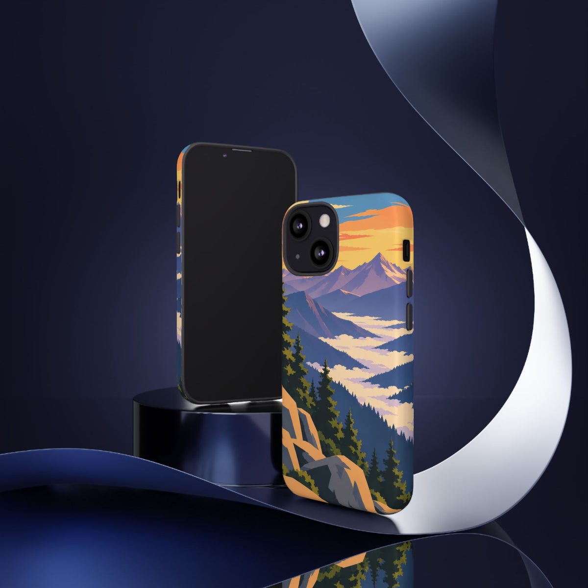 Misty Mountains — Amethyst Pass iPhone Tough Case